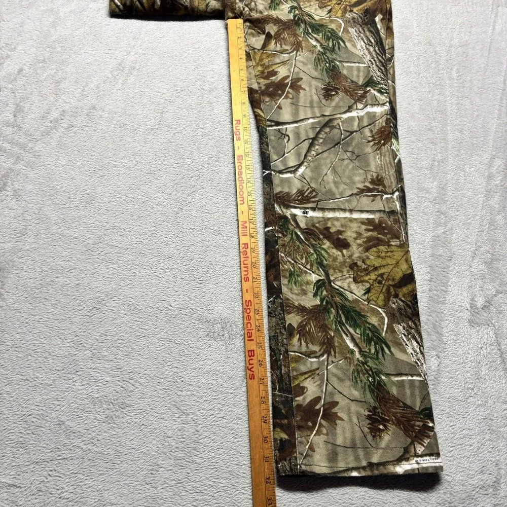 REALTREE AP HD Hunting Denim Jeans PANTS Mens 32x32 Straight Leg Camo Camouflage